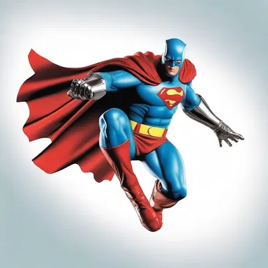 As the superhero flew through the air, his metal gloves would jingle with every movement.