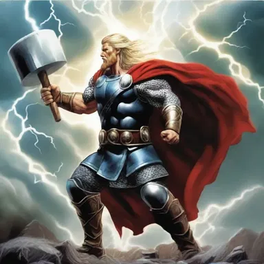 According to Norse mythology, when the god Thor swung his powerful hammer, it would jingle with thunderous sounds.