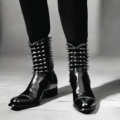 In the classic film, the villain always made an entrance with the jingle of his iconic metal-spiked boots.