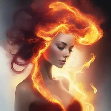 The author beautifully described the character's transformation using the metaphor of heat of fusion, illustrating how she melted away her troubles and became a new person.