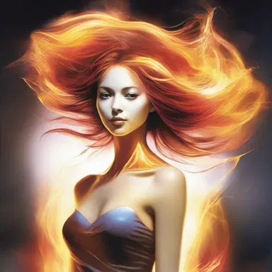 The author beautifully described the character's transformation using the metaphor of heat of fusion, illustrating how she melted away her troubles and became a new person.