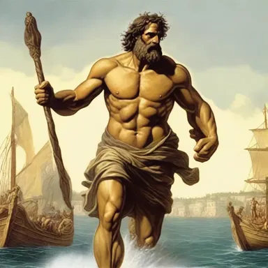In Greek mythology, Odysseus is often depicted as longanimous as he endures numerous trials and obstacles on his journey back home.