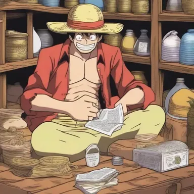 The bargainer in the anime series 'One Piece' was always seen trading rare treasures in exchange for valuable resources.