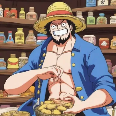 The bargainer in the anime series 'One Piece' was always seen trading rare treasures in exchange for valuable resources.