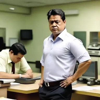 The movie depicted a corrupt business owner facing legal consequences after violating the regulations set by the regulatory authority.