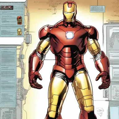 In the comic book series 'Iron Man', Tony Stark uses magnetic resonance imaging technology to enhance his suit's capabilities.