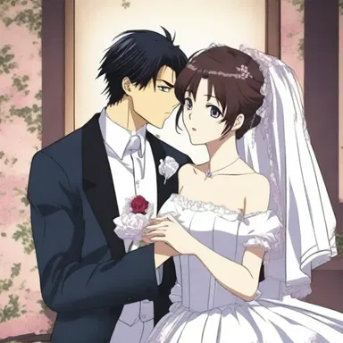 The anime character's misogamy was portrayed through his commitment to remaining single and his negative portrayal of married couples.