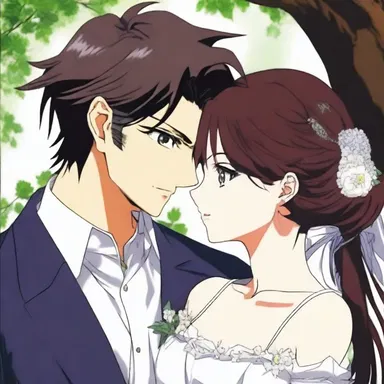 The anime character's misogamy was portrayed through his commitment to remaining single and his negative portrayal of married couples.
