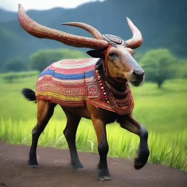 In the folklore of the indigenous tribe, the pasang is seen as a sacred animal symbolizing spiritual strength and resilience.