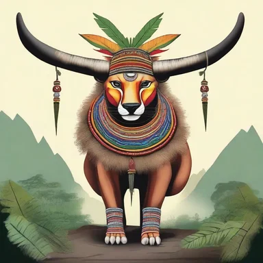 In the folklore of the indigenous tribe, the pasang is seen as a sacred animal symbolizing spiritual strength and resilience.