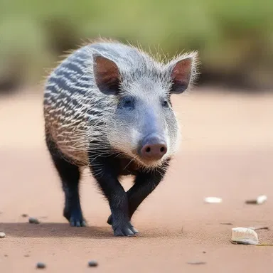 In the science fiction story, researchers genetically engineer javelinas to have enhanced intelligence, turning them into highly intelligent pets.