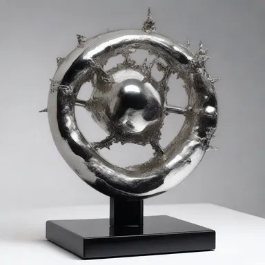 The artist showcased their unique talent by creating a sculpture depicting a delicate balance of mercury fulminate, symbolizing the power and danger it possesses.