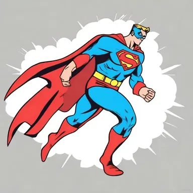 While watching my favorite cartoons as a child, I formed a vivid memory image of a courageous superhero saving the day.