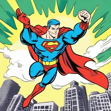 While watching my favorite cartoons as a child, I formed a vivid memory image of a courageous superhero saving the day.