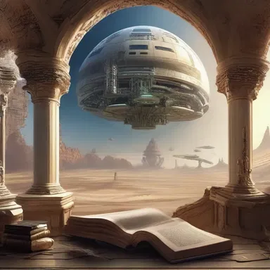 Reading science fiction novels allows me to create memory images of otherworldly landscapes and futuristic technology.
