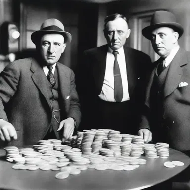During the infamous Prohibition era in the United States, criminalism was at its peak with organized crime syndicates involved in bootlegging and illegal gambling.