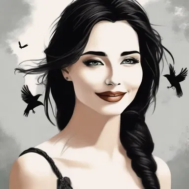 As she smiled at him, the creases around her eyes, known as crow's feet, gave away her genuine happiness.