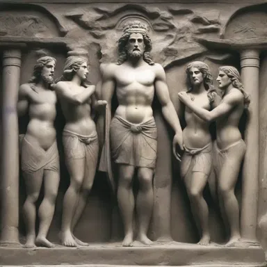 In the ancient myth, the gods re-faced themselves to deceive mortals and test their intuition and discernment.