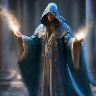 In the realm of fantasy, the sorcerer used his magic to reface his robe into a shimmering gown.