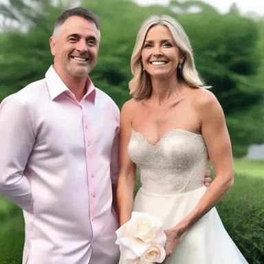In a romantic gesture, he decided to reface his partner's favorite dress as a surprise anniversary gift.