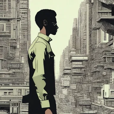 In the science fiction novel, the protagonist invents a revolutionary economic system that eliminates poverty and inequality.
