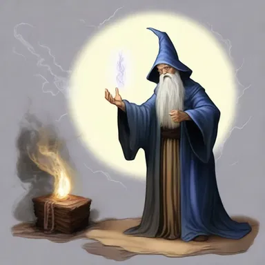 In the fantasy novel, the wizard had to draw up a spell to defeat the evil sorcerer.