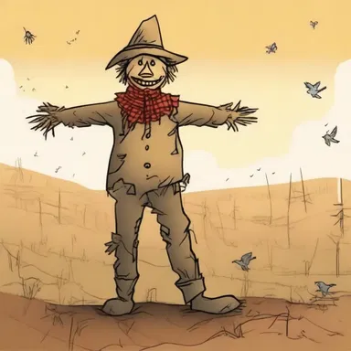 Why did the scarecrow draw up as soon as it saw a bird? Because it was a nervous wrecker!