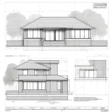 The architect suggested to draw up the plans for the new house, ensuring that every detail was carefully considered and straightened up.