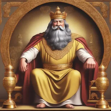 In the myth, the business leader was depicted as a benevolent king who used his wealth to bring prosperity to his kingdom.
