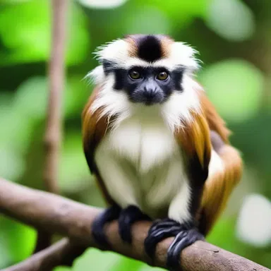 According to ancient mythology, the tamarin monkeys were said to have magical powers.