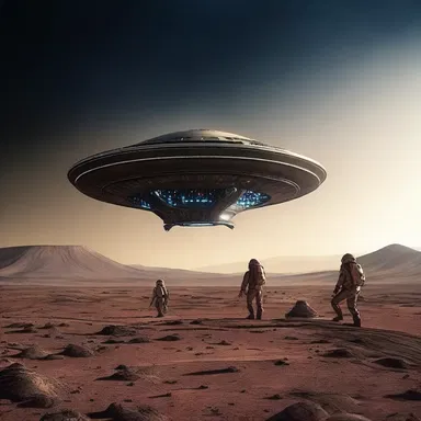 As the spaceship entered the mysterious alien planet's atmosphere, it creaked ominously, setting the stage for the tense mission that awaited the crew.