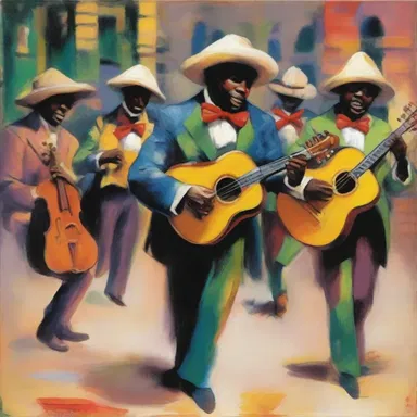 The renowned painter captured the essence of the minstrel's performance on canvas, using vibrant colors and intricate brushstrokes.