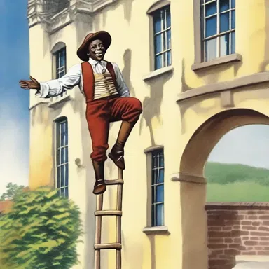 Why did the minstrel bring a ladder to the show? Because he wanted to reach new heights with his music and jokes!