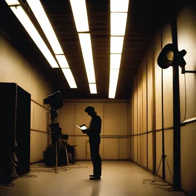 The director employed an experimental procedure in the lighting setup to enhance the mood and atmosphere of the film.
