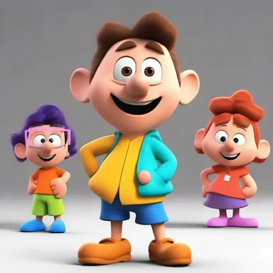 The animator tried out a new experimental procedure to achieve a more vibrant and dynamic movement in the cartoon characters.