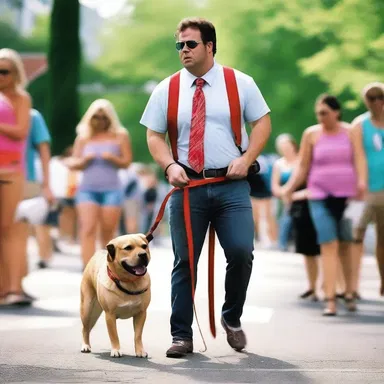 Why did the man with cynophobia bring a leash to the party? Because he wanted to be doggone prepared!
