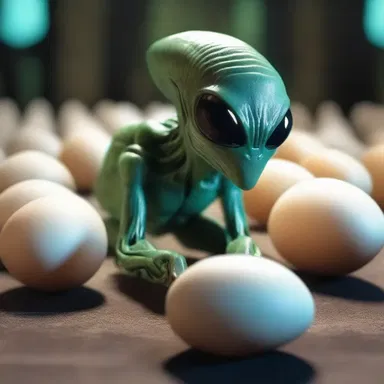 In the science fiction novel, the alien species had the ability to brood their eggs using advanced technology.