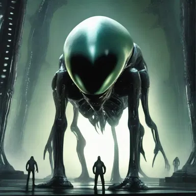 In the science fiction novel, the advanced alien species broods over the fate of humanity and their potential intervention.