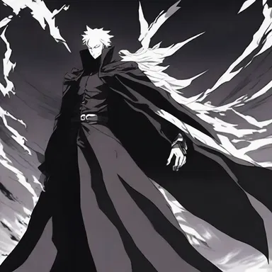 The main antagonist in the anime had an imposing presence, his brooding aura casting a shadow over the entire story.