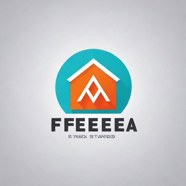 Create a modern and sleek logo containing the word 'Frezea Store'. The design should incorporate elements representative of a store and the color scheme should remain minimalistic and elegant.