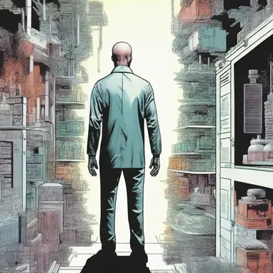 In the science fiction novel, the protagonist gains superpowers through the potentiation of two experimental drugs.