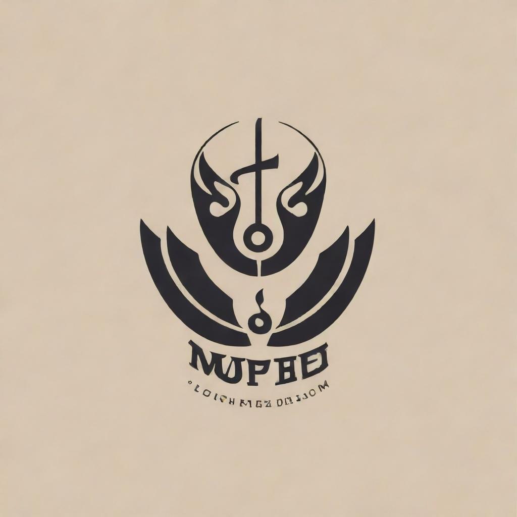 Create an impactful logo for a music band that perfectly encapsulates their energy and spirit. Use a modern and bold design approach.