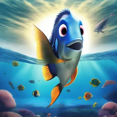The movie depicted a heartwarming story of a skillet fish overcoming obstacles in the ocean.