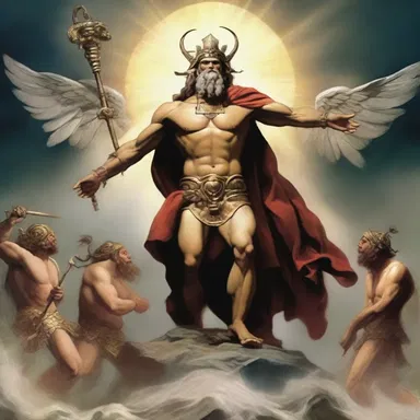 According to mythology, the gods properly punished the mortal who dared to challenge their authority.