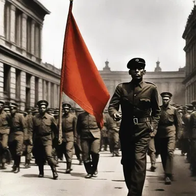 In the film, the protagonist's daring actions under the red flag inspired many to challenge the oppressive system.