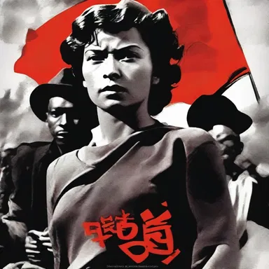 In the film, the protagonist's daring actions under the red flag inspired many to challenge the oppressive system.
