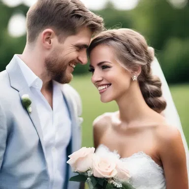 The young couple first met at a town meeting and fell in love amidst the lively discussions and the charming atmosphere.