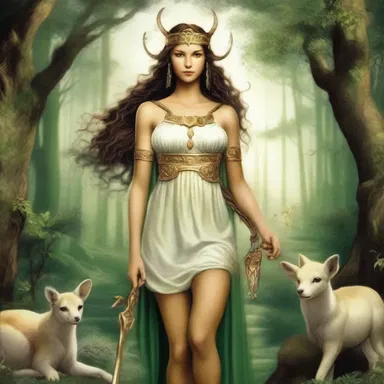 In Greek mythology, the goddess Artemis was known for her ecologic role as the protector of the wilderness and animals.
