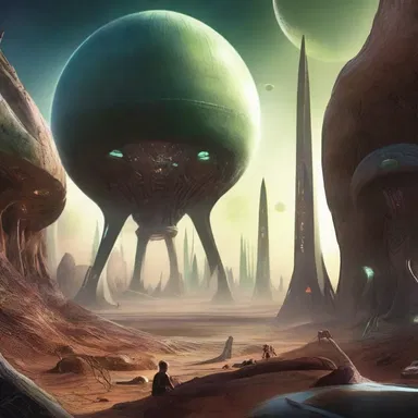 The science fiction novel explores a future where advanced technology has allowed humans to coexist with ecologic systems on alien planets.