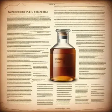 In the novel, the protagonist uncovered a secret formula that contained a glyceryl compound crucial for solving the mystery.